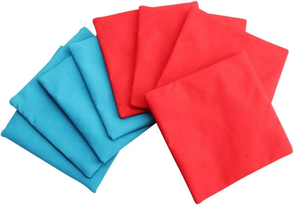 Corn Hole Game Sandbag Set, 16 påsar, majsfyllda tygpåsar, träningsutrustning för utomhusspel (fyllning ingår ej).
