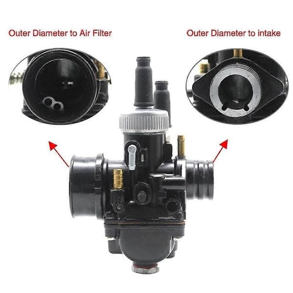 Motorcykel Karburator PHBG 19MM AD til 50-100Cc Motor 2-takts