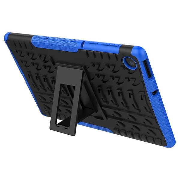 Til Lenovo Tab M10 Plus TB-X606F Dekktekstur Deksel Blue