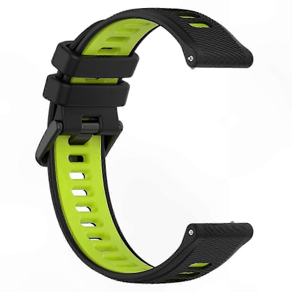 Dobbeltfarvede 18 mm silikone urremme til Forerunner 265S erstatningsrem Multicolor Style I