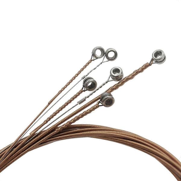 3x6 delar Akustisk Gitarr Ersättningssträngar Set 3 Pcs