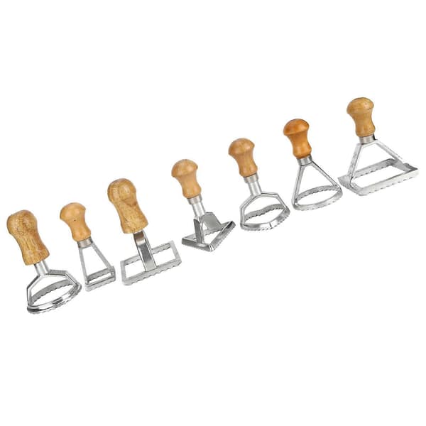 Praktisk og vakker 7 STK Dumplingsformer DIY Kaker Bakverk Pasta Stempel Press Kutter Maker