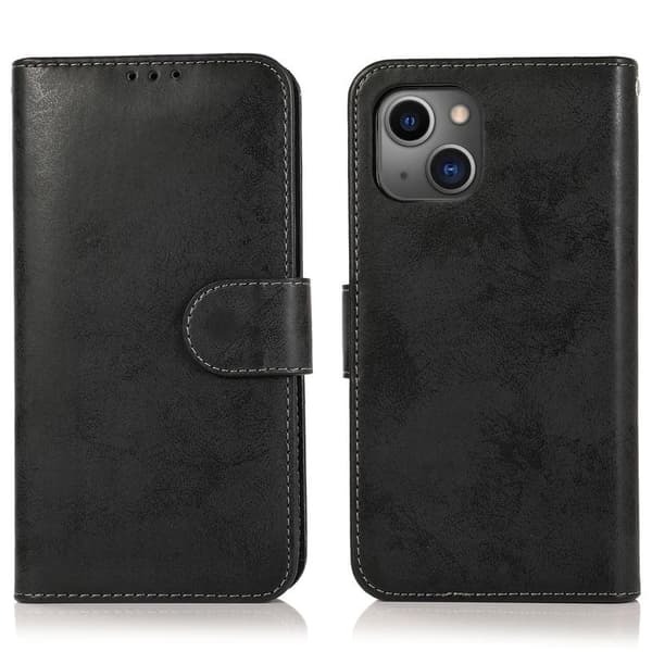 [SC]iPhone 14 Lommebok Magnet Svart Svart Svart black