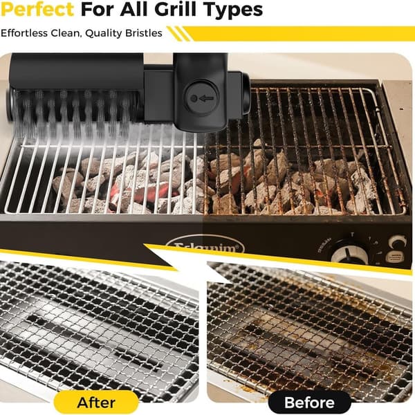 Multifunctional Wireless Electric Cleaning Brush (for Grill and Household Use)