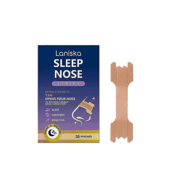 Laniska Sleep neselapp lindrer snorking om natten, gir komfortabel søvn, nyter ro om natten søvnlapp