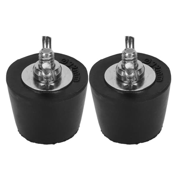 2 stk. Pool Vinterforseglingsprop Gummi Rustfrit Stål Pool Vinterudvidelsespropper til Poolrørsystem Vintertilbehør 32mm/1.3in