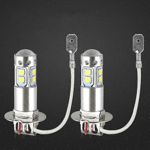 H3 100W Tehokas Cree Led 3000K Keltainen Sumuvalo Ajolamppu