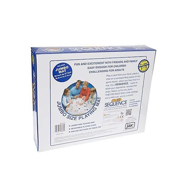 Jumbo Sequence Familiespil Brætspil Hurtig Forsendelse 81 x 69 cm