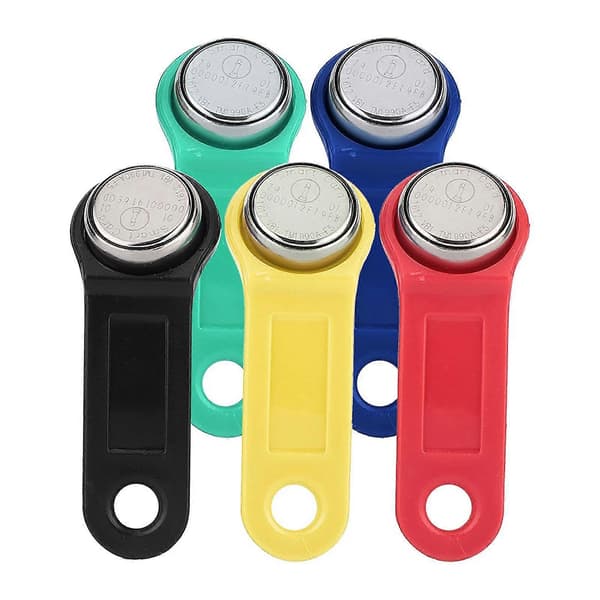 Praktisk og smuk 5 stk. RFID TM-kort sæt IButton Touch Memory Key