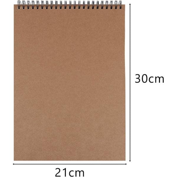 A4 Skissblock Ritblock med 60 Sidor/ 30 Ark 160gsm Dr