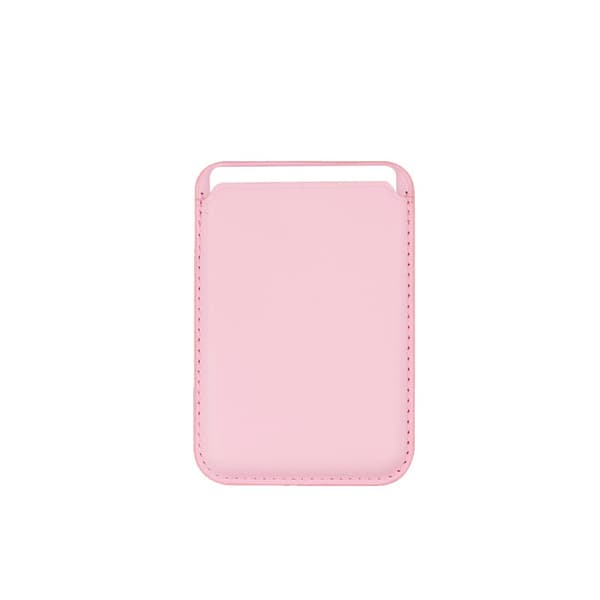 Unisex-lompakko, Magsafe-korttipidike iPhonelle, 2,6 x 0,2 x 3,7 tuumaa (vaaleanpunainen)