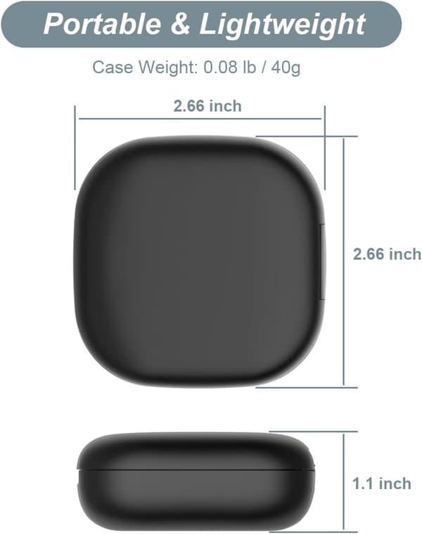 Opladningsetui til SHOKZ OpenFit 2/2+ T920/T921 (kompatibelt)
