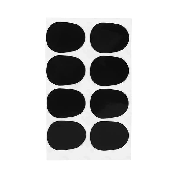 Saksofon munnstykkepute for sopran alt tenor saksofon klarinett svart 0,3 mm stor oval