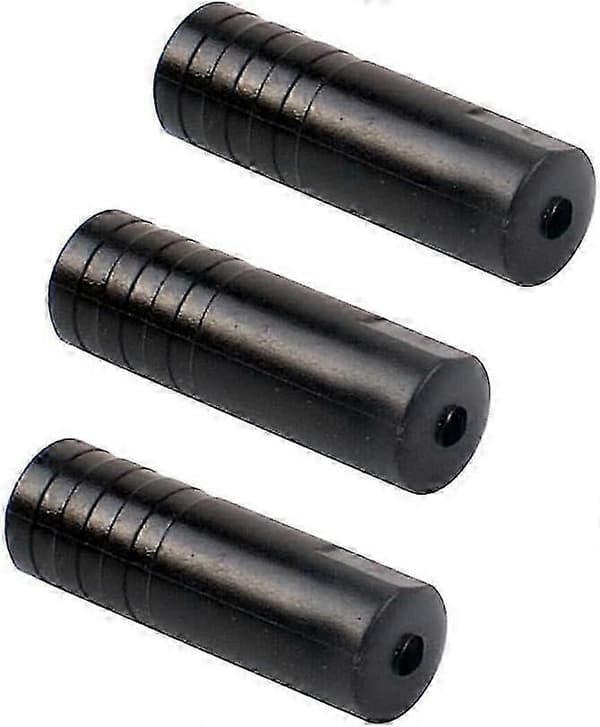 Sett med 50 bremsehetter, plast, svart 26s