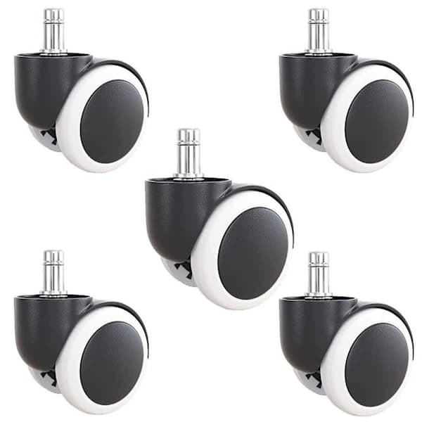 5-pack Hjul för Kontorsstol - 11 mm svart 480