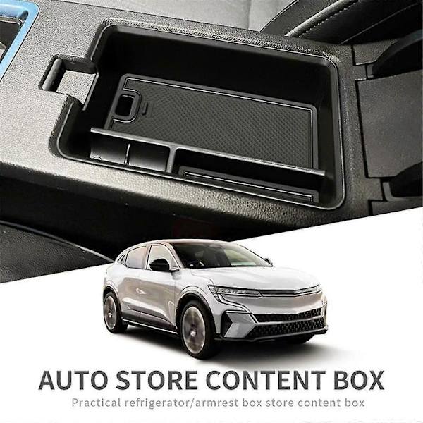 Midtkonsoll Armlene Oppbevaringsboks for Renault Megane E-Tech 2022 2023 Bilbrett Tilbehør Oppbevaring