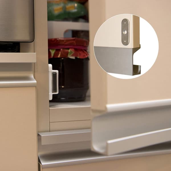 Ekstra Sterk Magnetisk Dørmagnet - 13 kg Holdekraft - Sett med 4