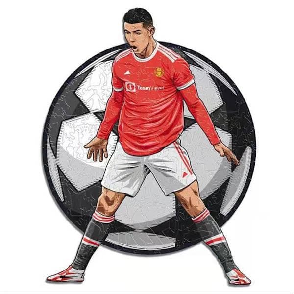 120-bitars träpussel med Cristiano Ronaldo för barn A5