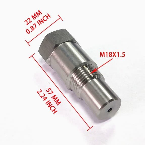 Universal bil M18×1.5 iltsensor forlængerstik, iltsensor eftermonteringsdele.