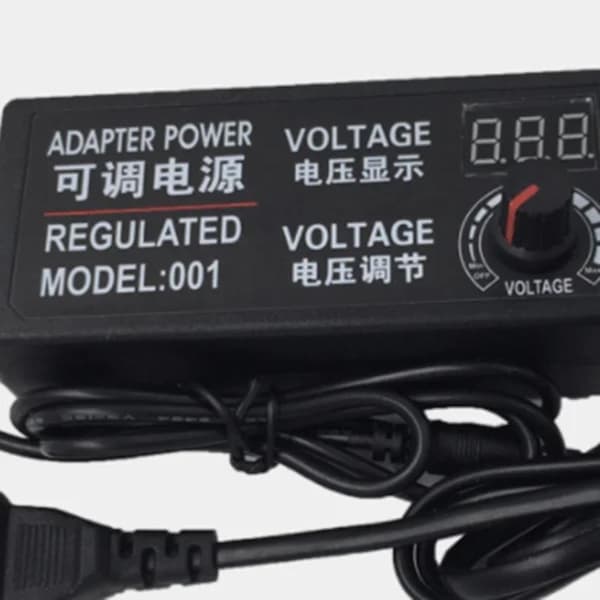 Säädettävä AC-DC-virtalähde 3V-12V 5A Virtasovitin Universaali 12 V Voltin Sovitin EU-pistoke