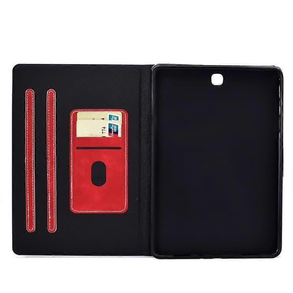 Läderfodral för Samsung Galaxy Tab A 9.7 T550/T555C Red