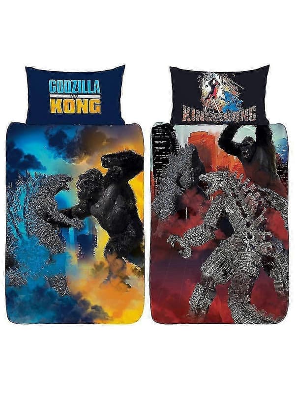 25-26 Godzilla Vs Kong Påslakan och Örngott Set