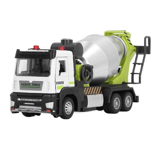 2025 Cementblandare Leksaksbil 1:32 Legering Pull Back Design Byggfordon Lastbilar Modell Leksak