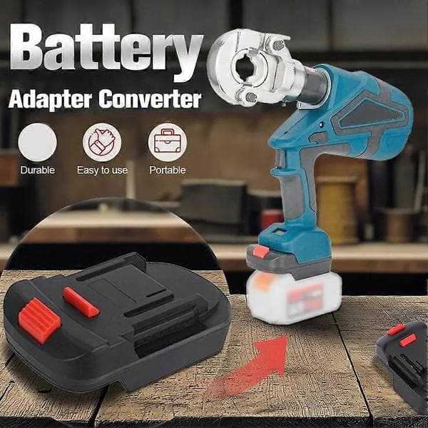 Batteriadapterkonverter til Parkside X20V lithiumbatterier til Makita 18V lithiumbatteridrevne værktøjer boremaskiner Svart
