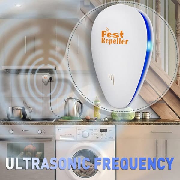 Ultrasonic Pest Repeller, 4-Pack, 2022 Upgraded Electronic Pest Control, Rat Repeller, Insect Repeller, Spider Repeller
