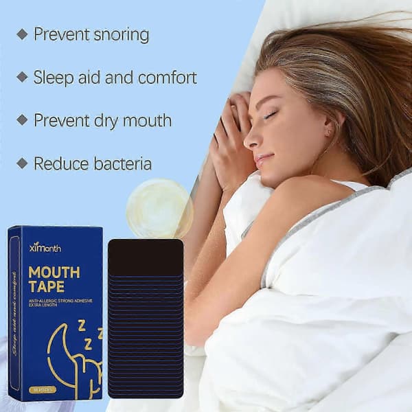 Anti-snorke søvnplaster, kropspleje, dyb søvn, ikke mere opvågning, 30 stk.