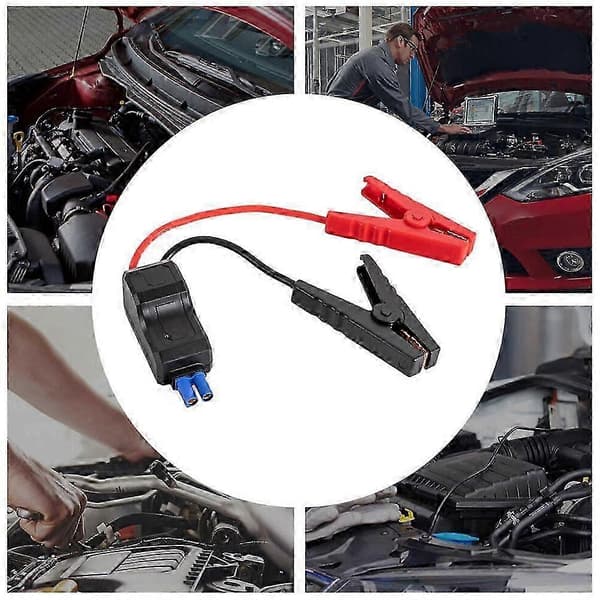 Startkabel EC 5 Kobling Krokodilleklemme Startbatteri Bil Startbooster Utgave 0428