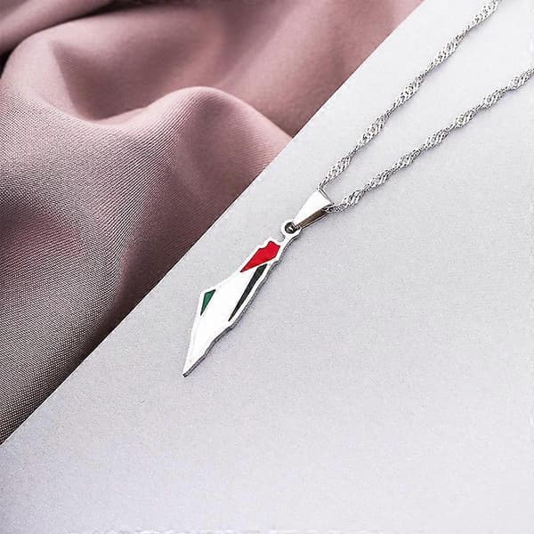 Palestiina Riipus Kaulakoru Hopea Kulta Korut Silver