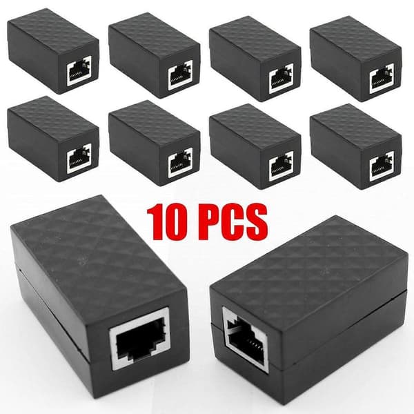 10x RJ45 Åskledare Adapter Ethernet Överspänningsskydd Skydda Enhet tF FP