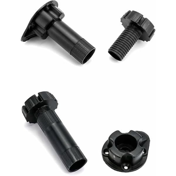 20-pack Möbelben, Köksben, med 10 Fästklämmor, Justerbar Höjd: 100-120 mm