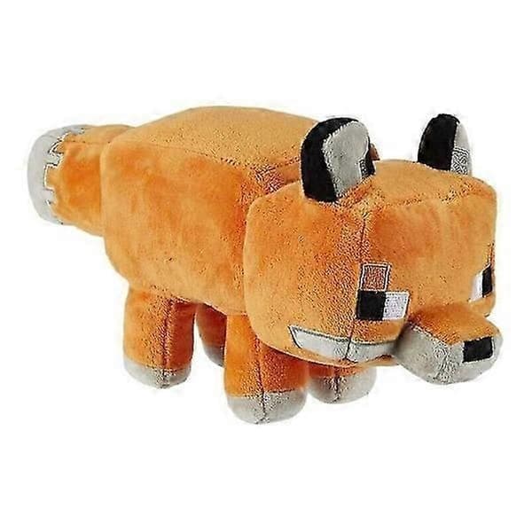 45cm Fox Minecraft Pehmolelupehmo MC Pehmolelu Lahja Lapsille Poika Keltainen