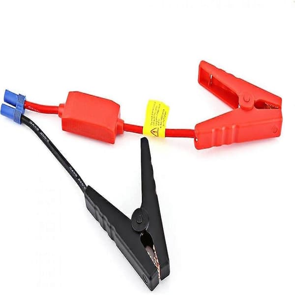 Startkabler + Multifunksjonell startkabel for bilbatteri, erstatning, nødkabel for bilbatteritilkobling, nød-alligatorklemme