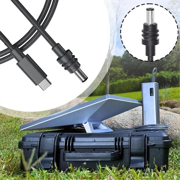 Til Starlink Mini USB C til DC 5.5mm x 2.1mm Strømkabel, 20V 100W Ladekabel, Erstatningskabel Til Starlink Mini Dele, størrelse 2m