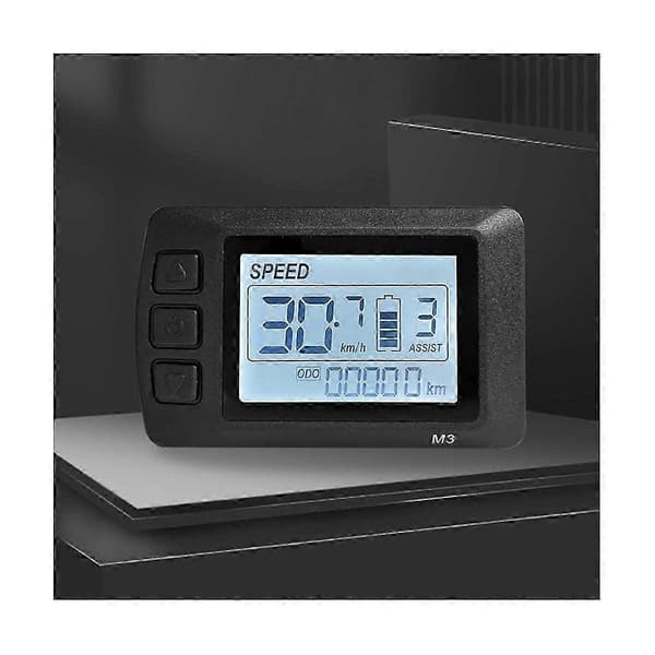 Ebike Display OMT-M3 Display SM Plug Intelligent LCD Elcykel Display Cykeltillbehör 26s