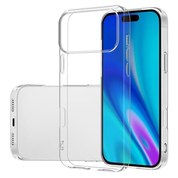 Kompatibel med iPhone 17 Pro Deksel Slim Fit TPU Transparent 20
