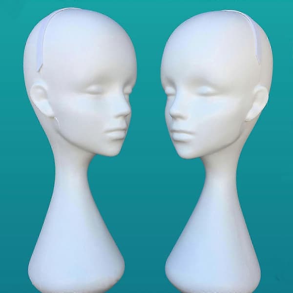2025 Mannequin Hode Hatt Display Stativ Glatt Hatt Parykk Display Stativ Parykk Stativ Mannequin Hode for Hårstykker Smykker Skjerf Hjemmesalong Without bottom cover