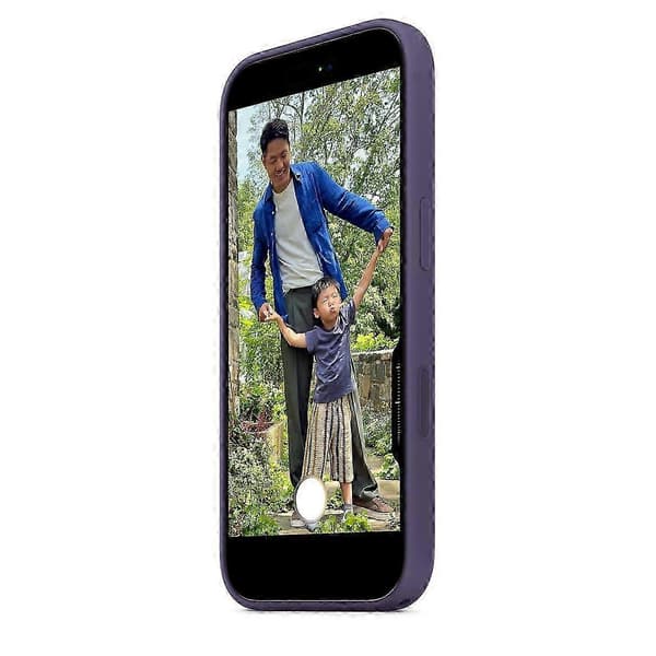 25-26 Deksel til iPhone 17 Kompatibelt med MagSafe Flytende Silikon Telefon Bakdeksel Multicolor Purple Fog
