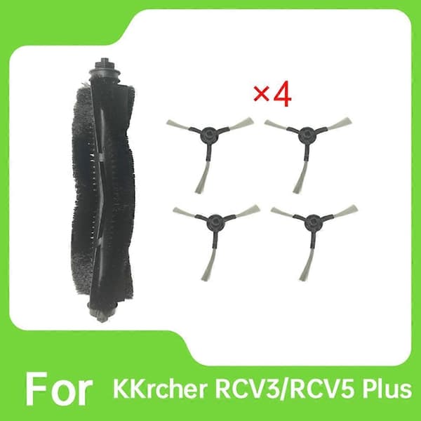 For Kärcher RCV3/RCV5 Plus Støvsuger Rengjøring Sidebørste Hovedbørste