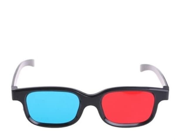 Rød-blå 3D-briller, 3D-briller til visning af 3D-film/spil