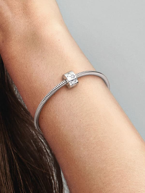 Pandora - Stjerner og Galakse Klips-charm - Sterlingsølv Black