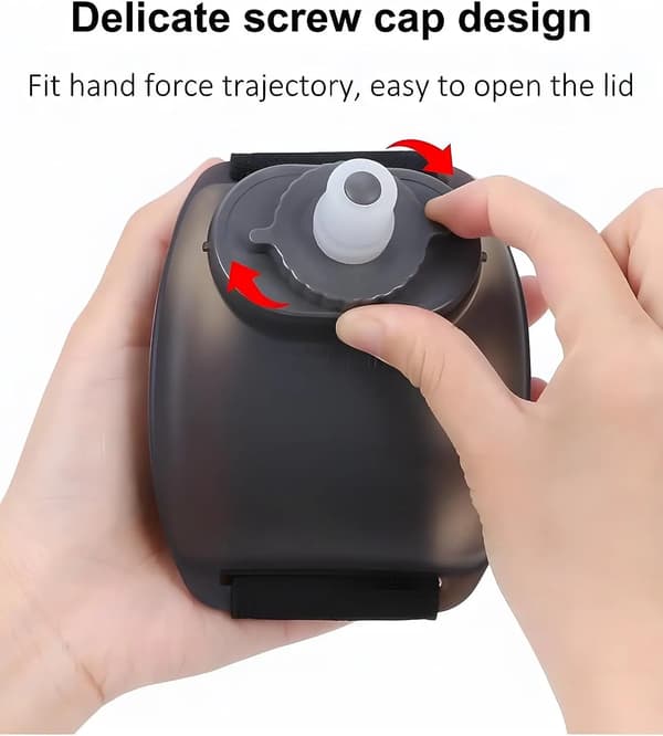 Mini Løbende Håndled Vandflaske Kedelholder Håndledsopbevaringstaske Hydration Pack Blød Flaske Til Maraton Ridning black