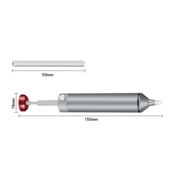 Desoldering Pump with High-Temperature Resistant Silicone Nozzle, ZQKLA