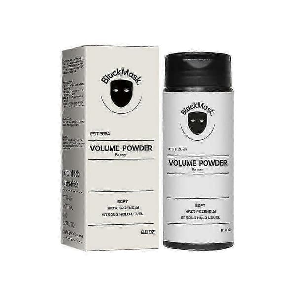 1-3X BlackMask Hårstylingpulver, Volumpulver Ger Omedelbart Textur & Volym 40g 1