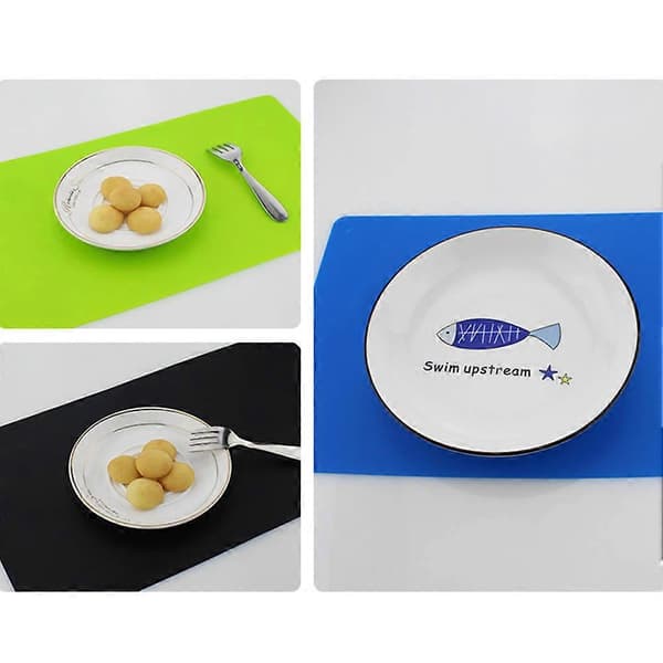 Praktisk och vacker 2-pack värmebeständig silikonbakmatta Bakform Non-stick Bordskyddsmatta
