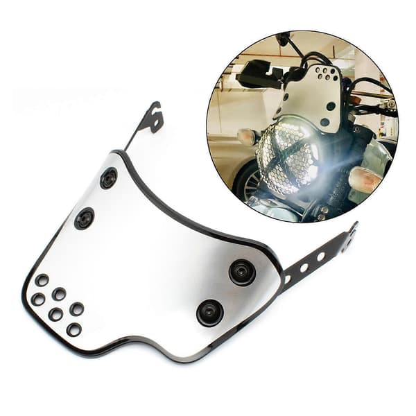 Främre strålkastarskydd i nät för alla Ducati Scrambler 1100 800 Silver 5.3x7.4inch