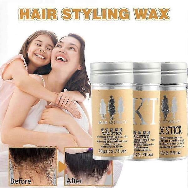 75g Doftande Hårvaxstift för Män Styling Solid Gel Lätt Hållfasthet och Texturerad Look Lätt att Bära Skapa Olika Stilar C